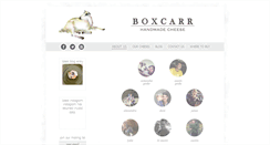 Desktop Screenshot of boxcarrhandmadecheese.com
