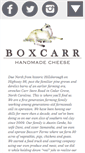 Mobile Screenshot of boxcarrhandmadecheese.com