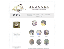 Tablet Screenshot of boxcarrhandmadecheese.com